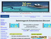 Tablet Screenshot of discount2000.de